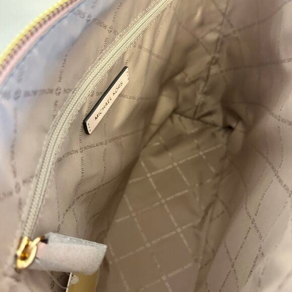 Michael Kors Charlotte Top Zip Tote shoulder bag rose gold - Picture 9 of 11